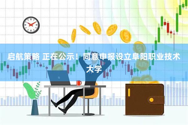 启航策略 正在公示！同意申报设立阜阳职业技术大学